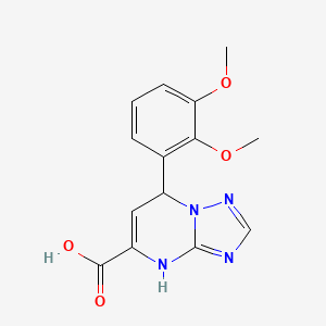 7-(2,3-Dimethoxyphenyl)-4,7-dihydro[1,2,4]triazolo[1,5-a]pyrimidine-5-carboxylic acid