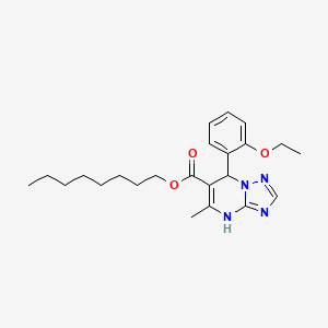 Octyl 7-(2-ethoxyphenyl)-5-methyl-4,7-dihydro[1,2,4]triazolo[1,5-a]pyrimidine-6-carboxylate