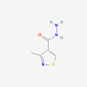 molecular formula C5H7N3OS B1499734 3-Methylisothiazole-4-carbohydrazide CAS No. 89179-69-1