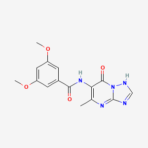 N-(7-hydroxy-5-methyl[1,2,4]triazolo[1,5-a]pyrimidin-6-yl)-3,5-dimethoxybenzamide