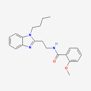 N-[2-(1-butyl-1H-benzimidazol-2-yl)ethyl]-2-methoxybenzamide