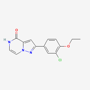 molecular formula C14H12ClN3O2 B14997476 2-(3-chloro-4-ethoxyphenyl)pyrazolo[1,5-a]pyrazin-4(5H)-one 