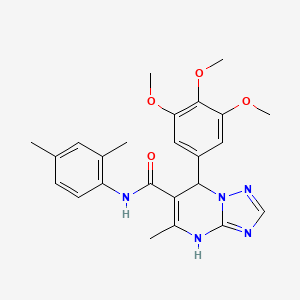 N-(2,4-dimethylphenyl)-5-methyl-7-(3,4,5-trimethoxyphenyl)-4,7-dihydro[1,2,4]triazolo[1,5-a]pyrimidine-6-carboxamide