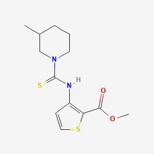 Methyl 3-{[(3-methylpiperidin-1-yl)carbonothioyl]amino}thiophene-2-carboxylate