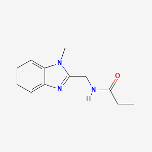 N-[(1-methyl-1H-benzimidazol-2-yl)methyl]propanamide