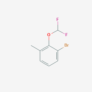 molecular formula C8H7BrF2O B1499761 1-Bromo-2-(difluoromethoxy)-3-methylbenzene CAS No. 954236-08-9