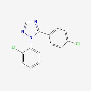 1-(2-Chlorophenyl)-5-(4-chlorophenyl)-1,2,4-triazole