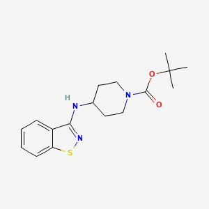 molecular formula C17H23N3O2S B1499776 tert-Butyl 4-(benzo[d]isothiazol-3-ylamino)piperidine-1-carboxylate CAS No. 1002355-72-7