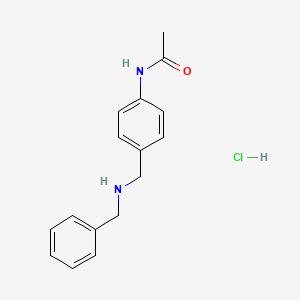 molecular formula C16H19ClN2O B1499777 N-[4-(Benzylaminomethyl)phenyl]acetamide hydrochloride 