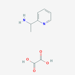 molecular formula C9H12N2O4 B1499778 1-Pyridin-2-yl-ethylamine oxalate CAS No. 1197232-85-1