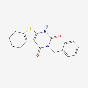 molecular formula C17H16N2O2S B14997800 3-benzyl-5,6,7,8-tetrahydro[1]benzothieno[2,3-d]pyrimidine-2,4(1H,3H)-dione 