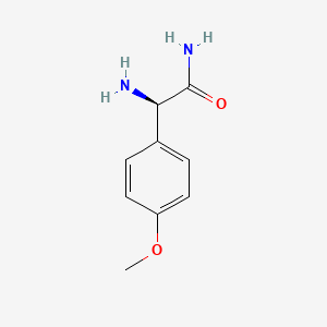 molecular formula C9H12N2O2 B1499782 (R)-2-Amino-2-(4-methoxyphenyl)acetamide CAS No. 67412-96-8