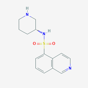 molecular formula C14H17N3O2S B1499790 (R)-Isoquinoline-5-sulfonic acid piperidin-3-ylamide CAS No. 936233-06-6