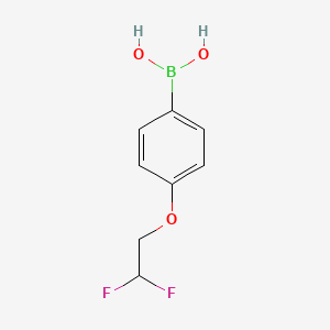 molecular formula C8H9BF2O3 B1499793 4-(2,2-Difluoroethoxy)phenylboronic acid CAS No. 958453-65-1