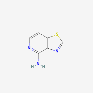 molecular formula C6H5N3S B1499795 Thiazolo[4,5-c]pyridin-4-amine CAS No. 607366-44-9