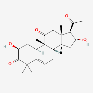 molecular formula C24H34O5 B1499797 hexanorcucurbitacin D CAS No. 29065-05-2