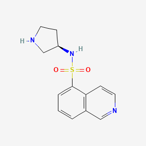molecular formula C13H15N3O2S B1499808 (R)-Isoquinoline-5-sulfonic acid pyrrolidin-3-ylamine CAS No. 936233-14-6