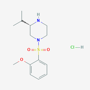 (S)-3-Isopropyl-1-(2-methoxy-benzenesulfonyl)-piperazine hydrochloride