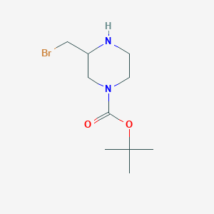 Tert-butyl 3-(bromomethyl)piperazine-1-carboxylate