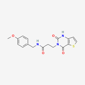 3-(2,4-dioxo-1,4-dihydrothieno[3,2-d]pyrimidin-3(2H)-yl)-N-(4-methoxybenzyl)propanamide