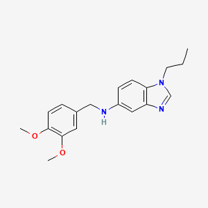 N-(3,4-dimethoxybenzyl)-1-propyl-1H-benzimidazol-5-amine