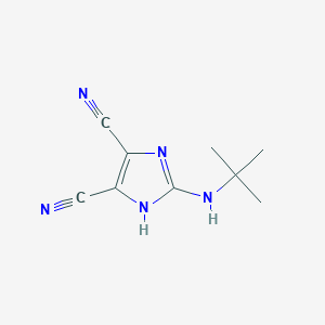 molecular formula C9H11N5 B1499838 2-(tert-butylamino)-1H-imidazole-4,5-dicarbonitrile CAS No. 51802-52-9