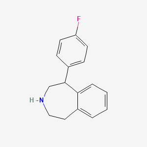 molecular formula C16H16FN B1499845 1-(4-Fluorophenyl)-2,3,4,5-tetrahydro-1H-benzo(D)azepine 