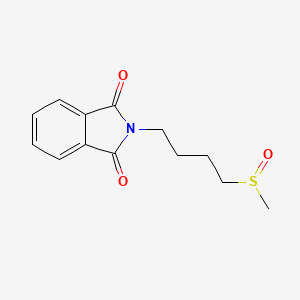 molecular formula C13H15NO3S B1499852 2-(4-(甲基亚磺酰基)丁基)异吲哚啉-1,3-二酮 CAS No. 163956-72-7