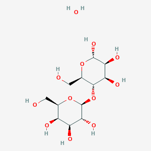 molecular formula C12H24O12 B1499854 4-O-(β-D-半乳糖基)-α-D-甘露糖单水合物 CAS No. 103302-12-1