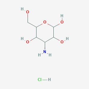molecular formula C6H14ClNO5 B1499855 3-Amino-3-deoxy-glucopyranose hydrochloride CAS No. 24384-86-9