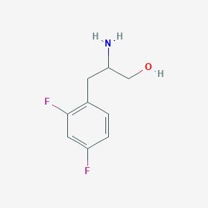 molecular formula C9H11F2NO B1499856 2-氨基-3-(2,4-二氟苯基)丙醇 CAS No. 831191-83-4
