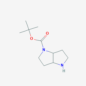 molecular formula C11H20N2O2 B1499861 Hexahydro-pyrrolo[3,2-B]pyrrole-1-carboxylic acid tert-butyl ester CAS No. 885277-81-6