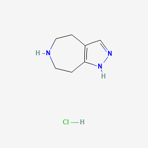 2,4,5,6,7,8-Hexahydropyrazolo[3,4-d]azepine hydrochloride