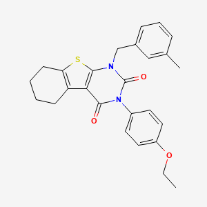 3-(4-ethoxyphenyl)-1-(3-methylbenzyl)-5,6,7,8-tetrahydro[1]benzothieno[2,3-d]pyrimidine-2,4(1H,3H)-dione