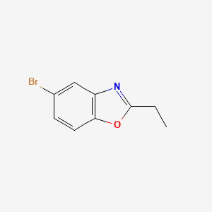 molecular formula C9H8BrNO B1499871 5-Bromo-2-ethylbenzo[d]oxazole CAS No. 938458-80-1