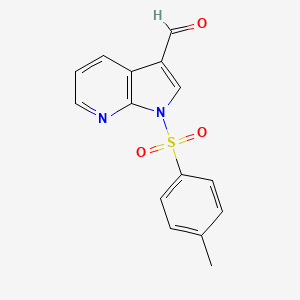 molecular formula C15H12N2O3S B1499872 1-Tosyl-1H-pyrrolo[2,3-b]pyridine-3-carbaldehyde CAS No. 956716-93-1
