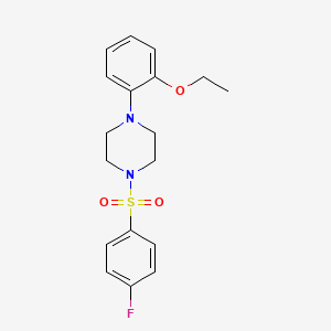 1-(2-Ethoxyphenyl)-4-(4-fluorobenzenesulfonyl)piperazine