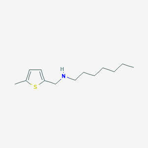 N-[(5-methylthiophen-2-yl)methyl]heptan-1-amine