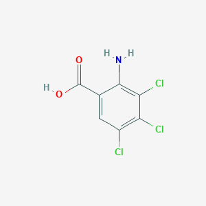 2-Amino-3,4,5-trichlorobenzoic acid