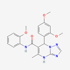 7-(2,4-dimethoxyphenyl)-N-(2-methoxyphenyl)-5-methyl-4,7-dihydro[1,2,4]triazolo[1,5-a]pyrimidine-6-carboxamide