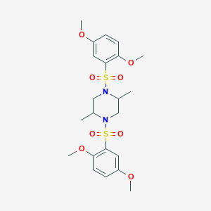 1,4-Bis[(2,5-dimethoxyphenyl)sulfonyl]-2,5-dimethylpiperazine