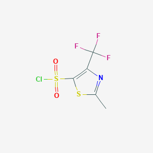 2-Methyl-4-(trifluoromethyl)-1,3-thiazole-5-sulfonyl chloride