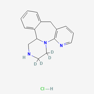 molecular formula C16H18ClN3 B1499897 去甲米氮平-d4 盐酸盐 CAS No. 1188266-12-7