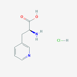 molecular formula C8H11ClN2O2 B1499900 (S)-2-Amino-3-(pyridin-3-yl)propanoic acid hydrochloride 