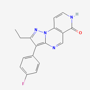 molecular formula C17H13FN4O B14999014 2-ethyl-3-(4-fluorophenyl)pyrazolo[1,5-a]pyrido[3,4-e]pyrimidin-6(7H)-one 