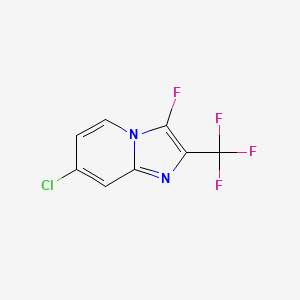 7-Chloro-3-fluoro-2-(trifluoromethyl)imidazo[1,2-a]pyridine