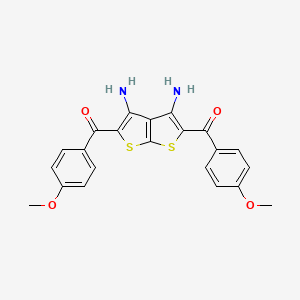 Bis(4-methoxybenzoyl)thieno[2,3-B]thiophene-3,4-diamine