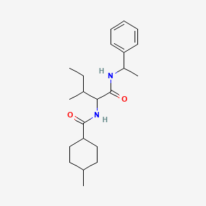 N~2~-[(4-methylcyclohexyl)carbonyl]-N-(1-phenylethyl)isoleucinamide