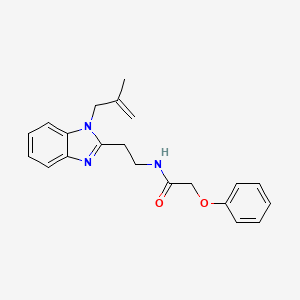 N-{2-[1-(2-methylprop-2-en-1-yl)-1H-benzimidazol-2-yl]ethyl}-2-phenoxyacetamide