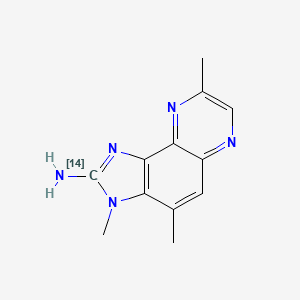 3,4,8-Trimethyl(214C)imidazolo[4,5-f]quinoxalin-2-amine